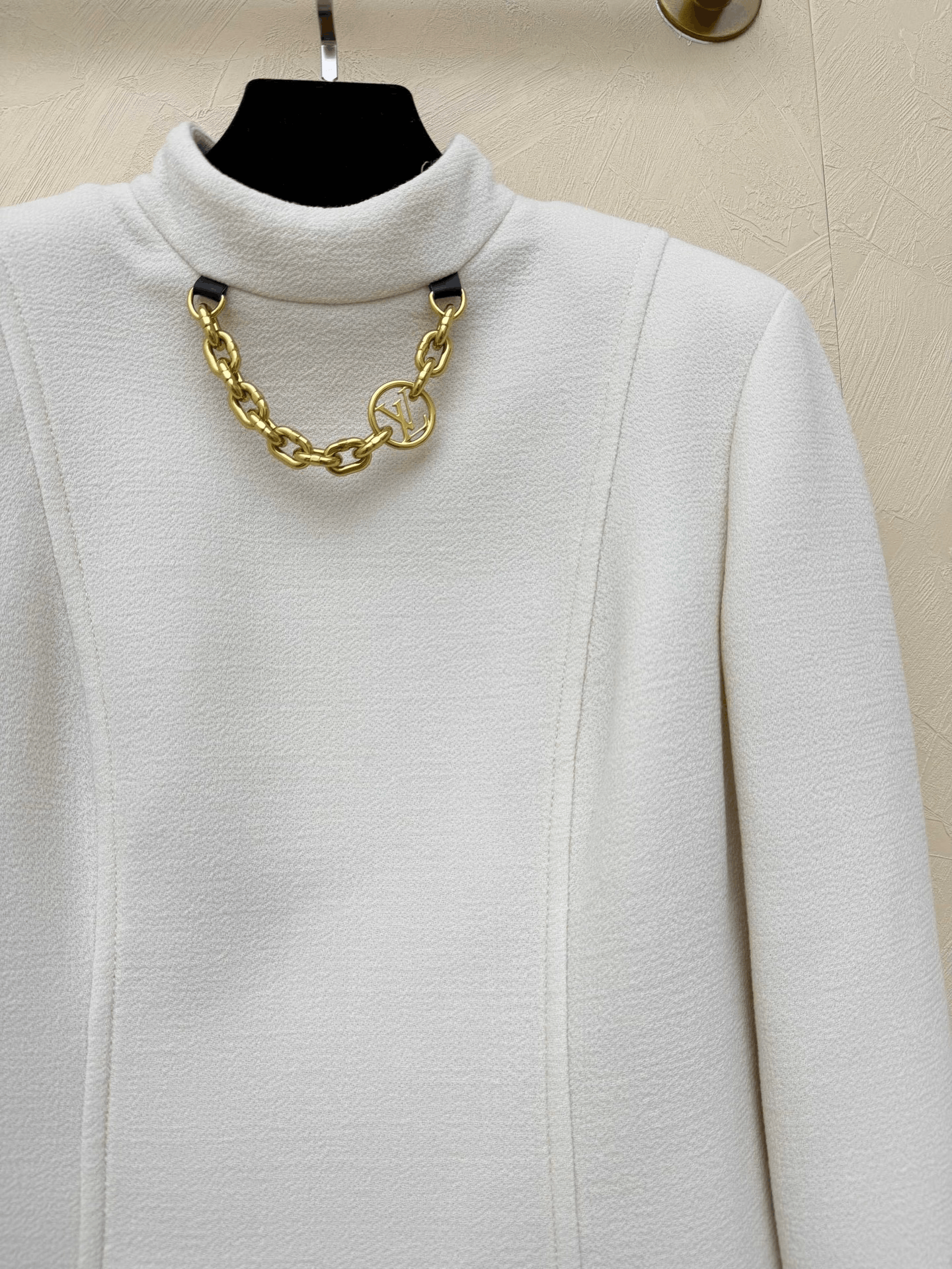 Louis Vuitton Louis Vuitton Wool Chain Dress Silk Lining Size XS / US 0-2 / IT 36-38 - 2 Thumbnail