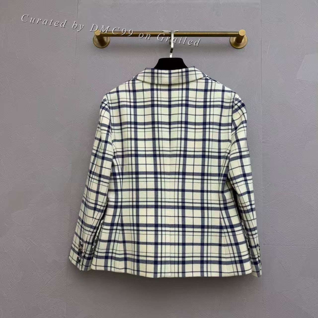 Dior Dior Wool Plaid Casual Coat Size XS / US 0-2 / IT 36-38 - 2 Thumbnail
