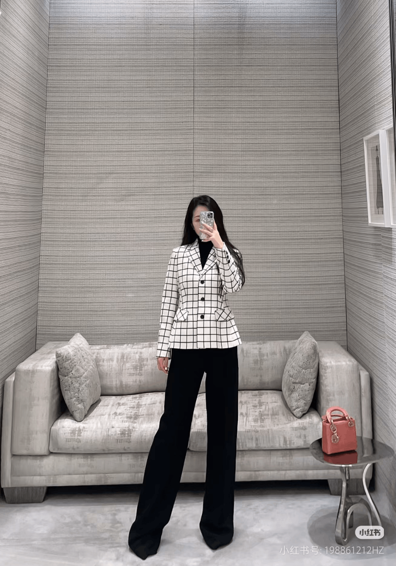 Dior Dior Wool Plaid Casual Coat Size XS / US 0-2 / IT 36-38 - 3 Thumbnail