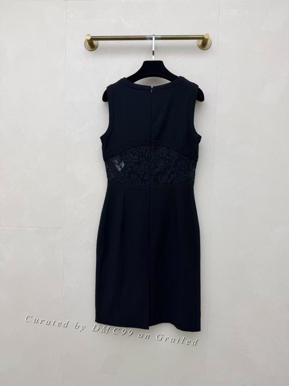 Dior Dior Lace Floral Silk Lining Wool Dress Size S / US 4 / IT 40 - 3 Thumbnail