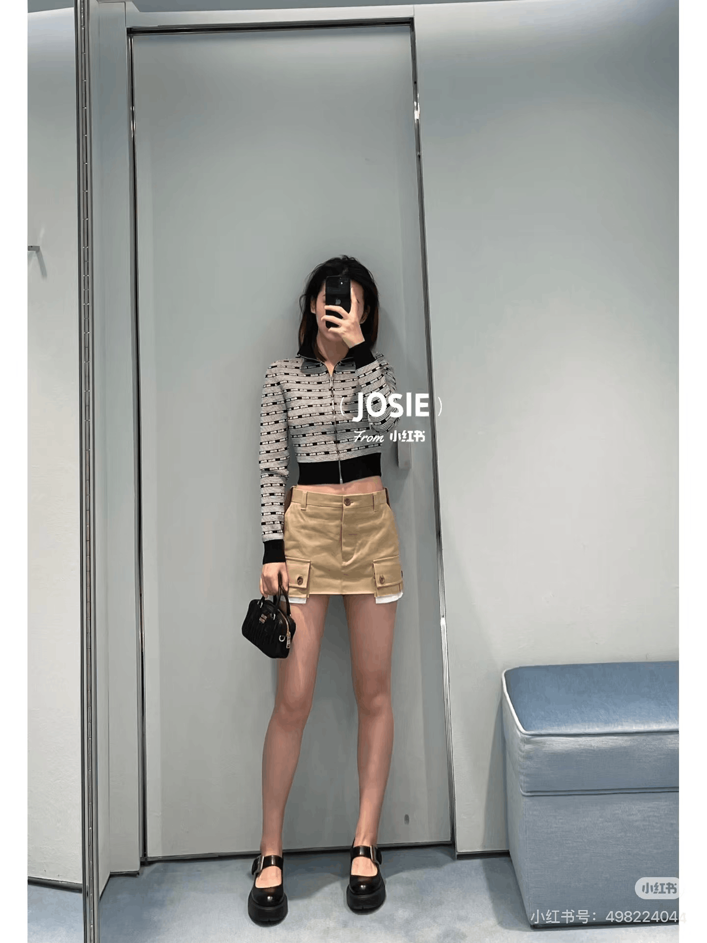 Miu Miu Miumiu Black White Stripe Logo Knit Jacket Size S / US 4 / IT 40 - 6 Thumbnail