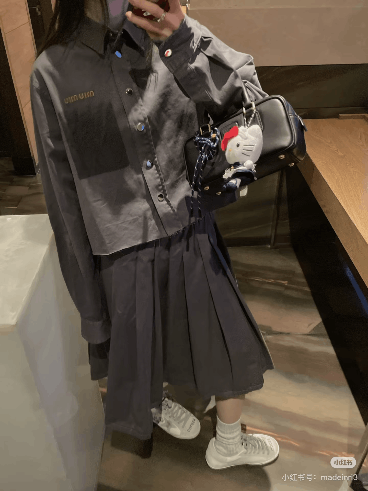 Miu Miu MiuMiu Embroidered Logo Denim Jacket Size XS / US 0-2 / IT 36-38 - 5 Thumbnail