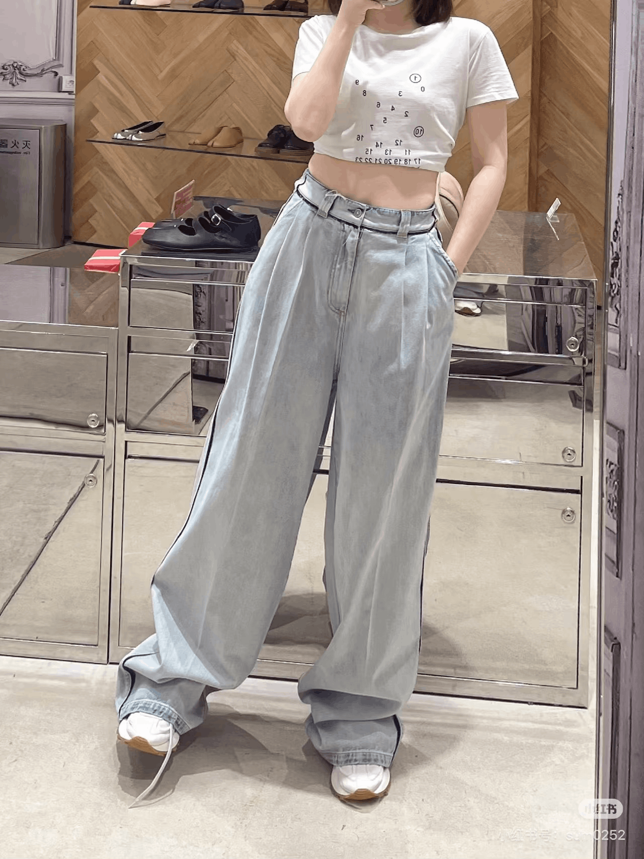 Maison Margiela Maison Margiela Straight Wide-Leg Jeans Size 34" / US 12 / IT 48 - 4 Thumbnail
