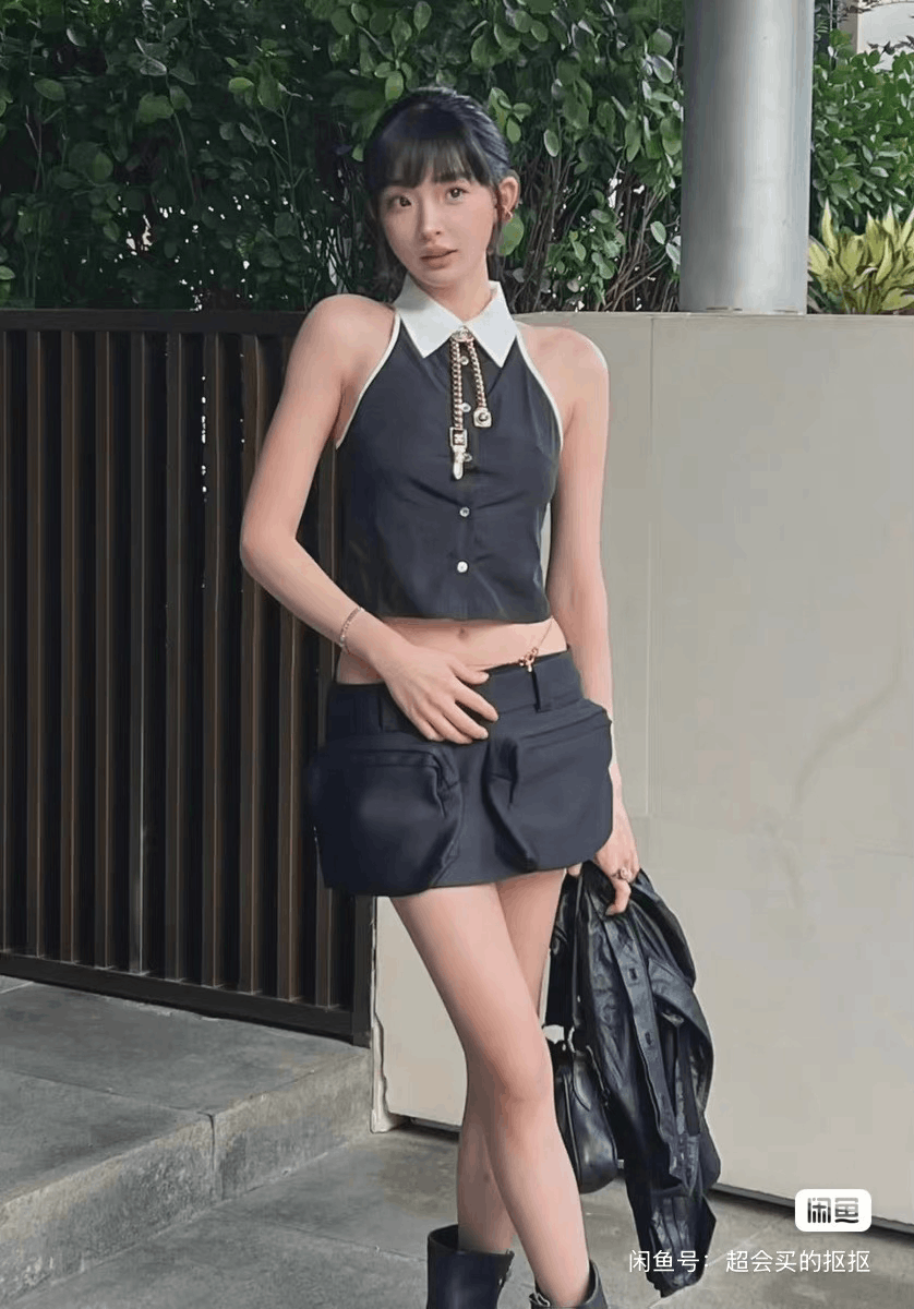 Miu Miu Miumiu Embossed Logo Wool Blend Utility Skirt Size 36" / US 14 / IT 50 - 5 Thumbnail
