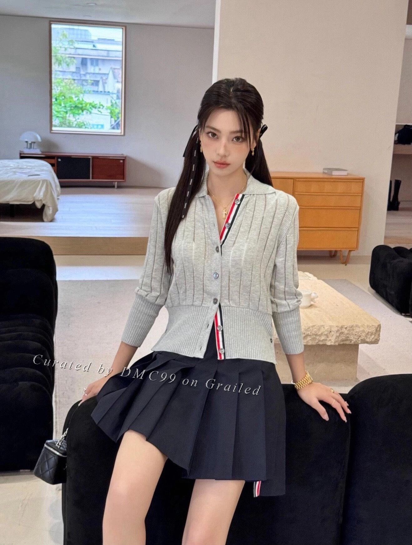 Thom Browne Thom Browne Wool Pleated Short Skirt Size 32" / US 10 / IT 46 - 4 Thumbnail