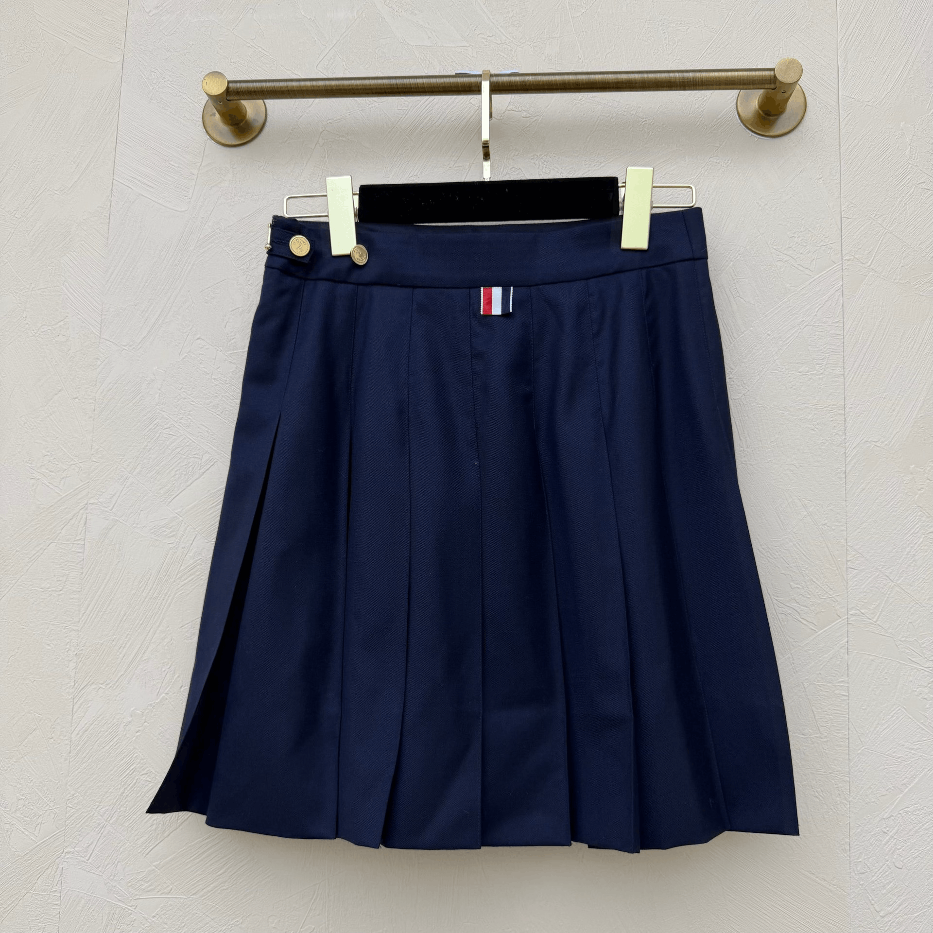 Thom Browne Thom Browne Wool Pleated Short Skirt Size 32" / US 10 / IT 46 - 3 Thumbnail