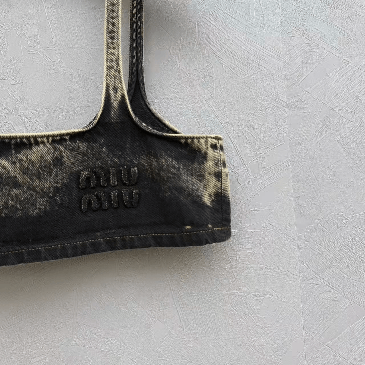 Miu Miu Miumiu Embroidered Logo Denim Camisole Size S / US 4 / IT 40 - 2 Thumbnail