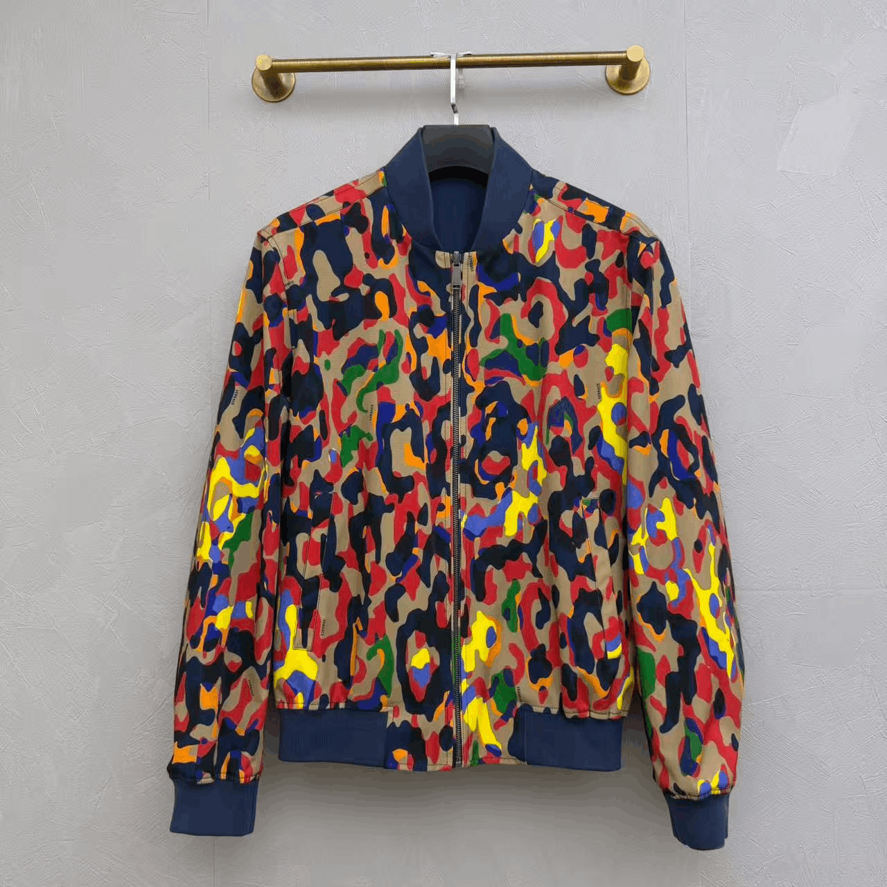 Versace Versace Graffiti Color Camo Reversible Zip Jacket Size US L / EU 52-54 / 3 - 2 Thumbnail