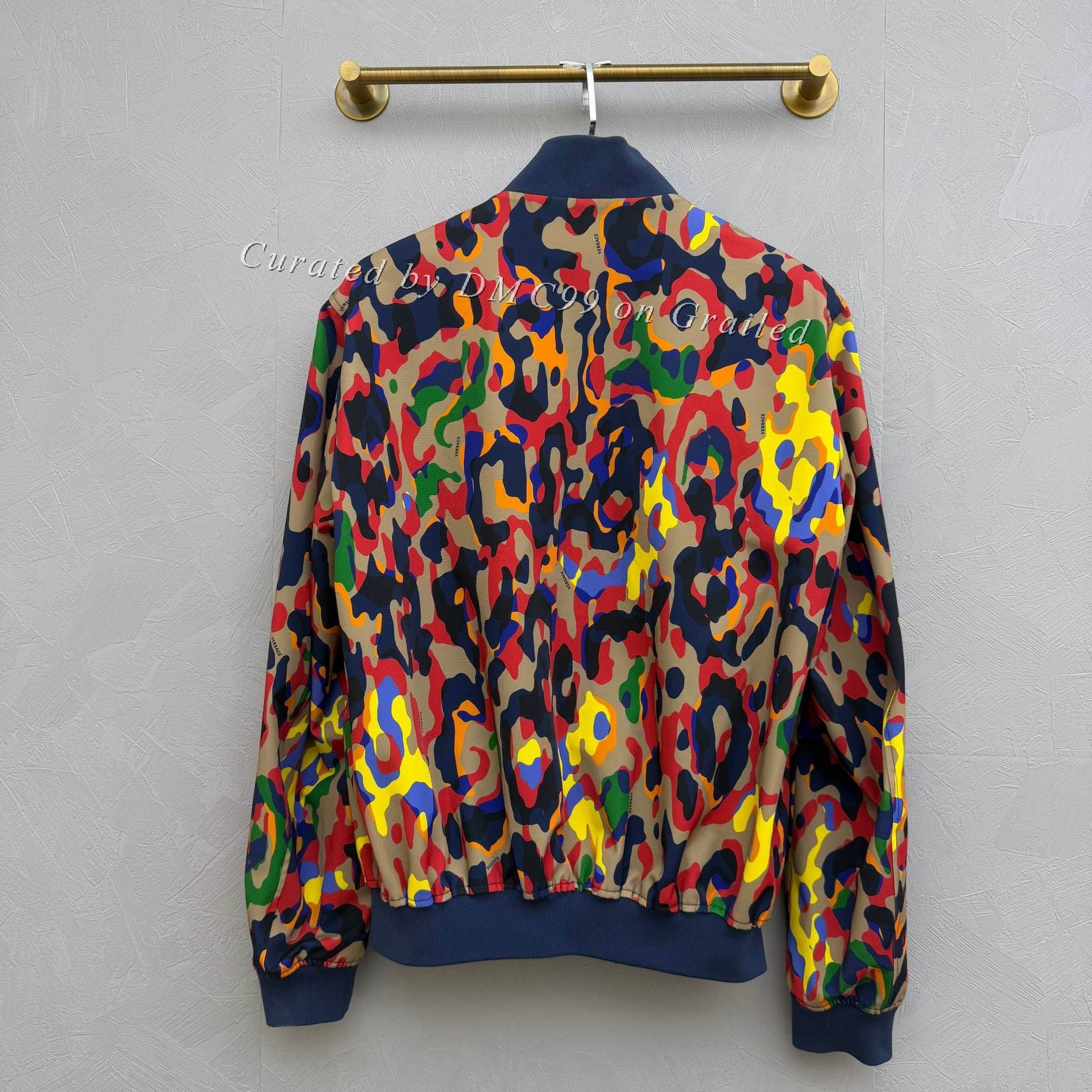 Versace Versace Graffiti Color Camo Reversible Zip Jacket Size US L / EU 52-54 / 3 - 3 Thumbnail