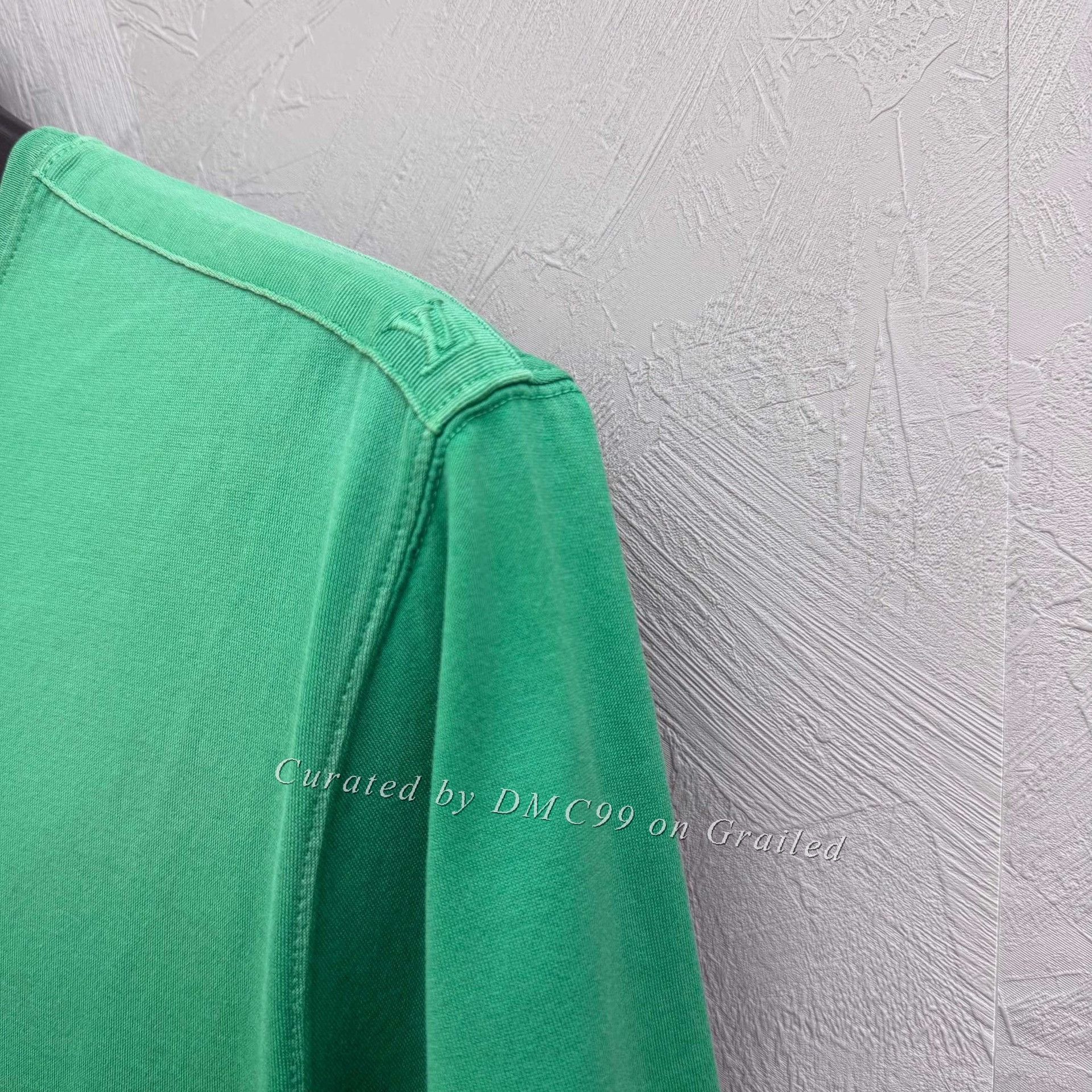 Louis Vuitton Louis Vuitton LV Embroidered Logo Washed T-Shirt Size US M / EU 48-50 / 2 - 2 Thumbnail