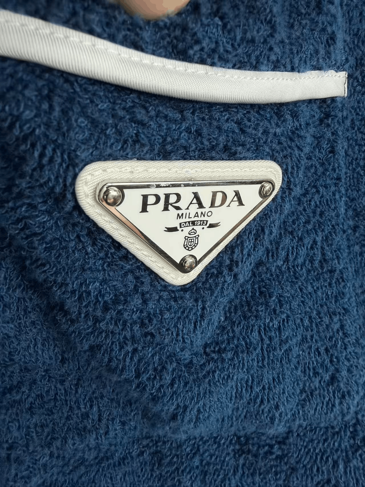 Prada Prada Triangle Logo Towel Short Sleeve Shirt Size US L / EU 52-54 / 3 - 3 Thumbnail