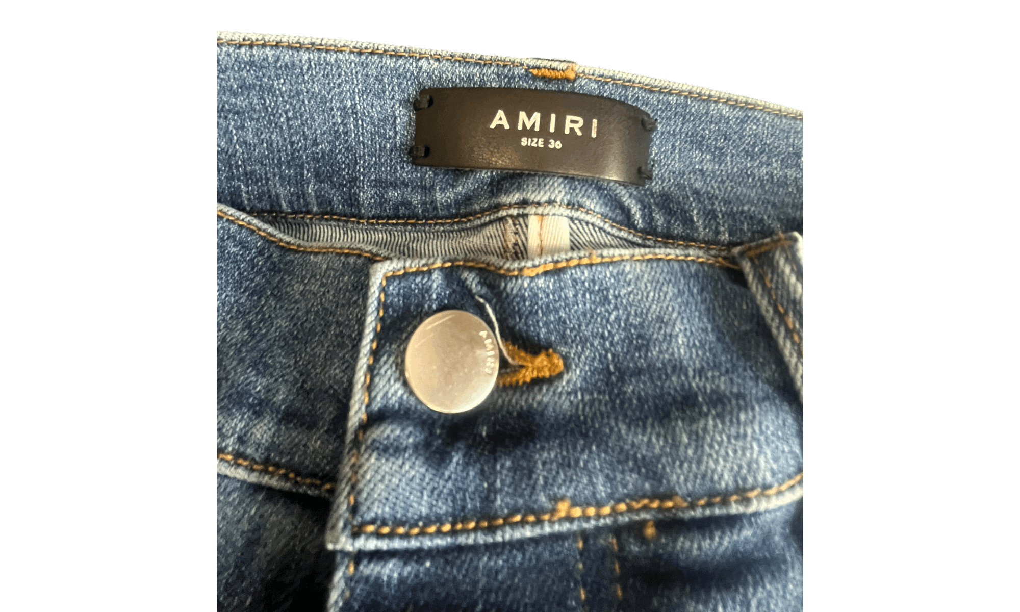 Amiri Classic Denim Blue Jeans (PreOwned) Size US 28 / EU 44 - 3 Thumbnail
