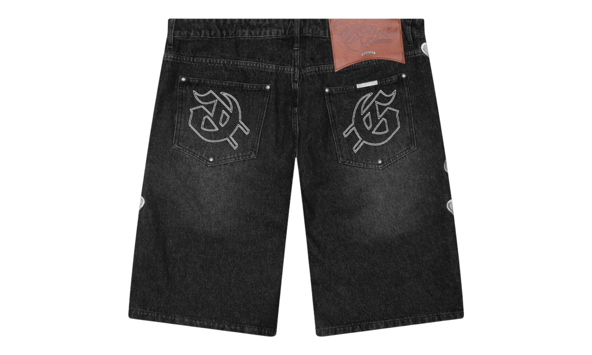 Godspeed Fémur Denim Black Shorts Size US 34 / EU 50 - 2 Thumbnail