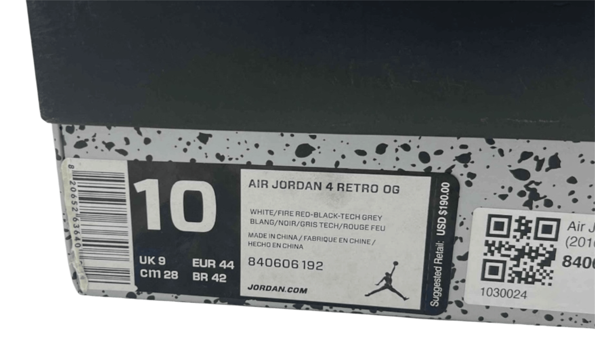 Jordan Brand Air Jordan 4 Retro "White Cement" (2016) (PreOwned) Size US 10 / EU 43 - 7 Thumbnail