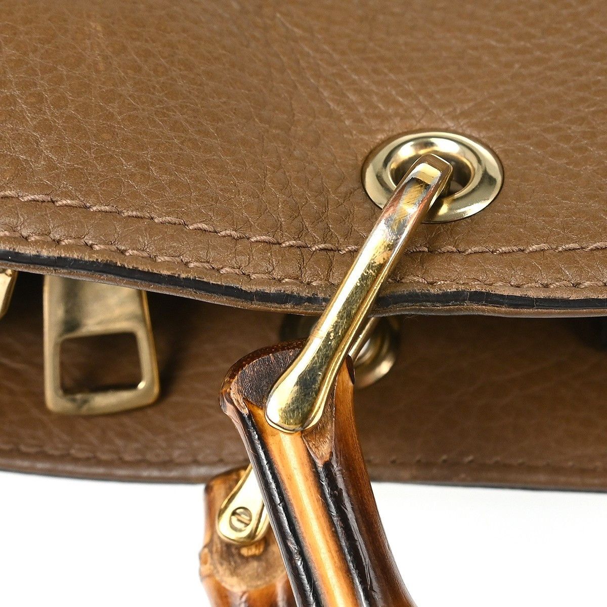 Gucci Gucci Bamboo Shopper Tote Leather Size ONE SIZE - 10 Thumbnail
