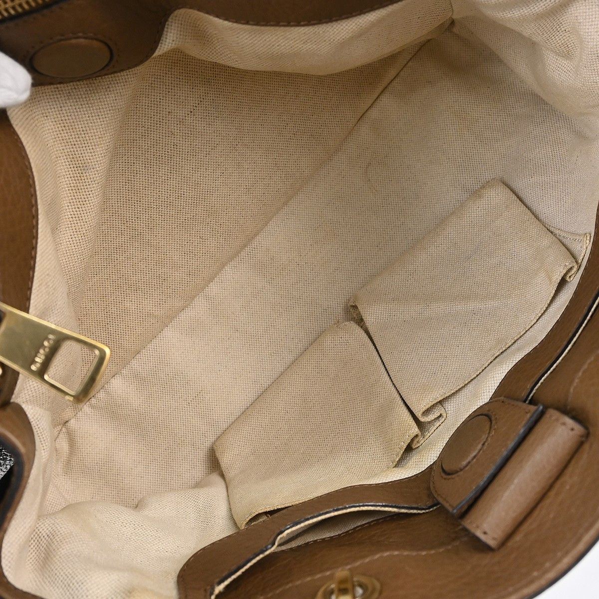 Gucci Gucci Bamboo Shopper Tote Leather Size ONE SIZE - 3 Thumbnail
