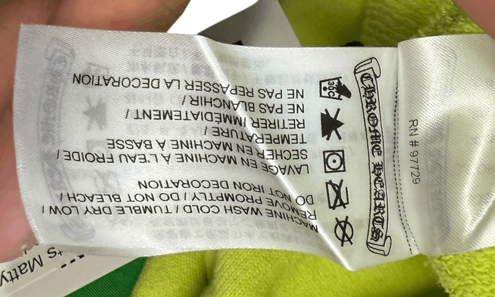Chrome Hearts Matty Boy "Link" Lime Green Hoodie Size US L / EU 52-54 / 3 - 4 Thumbnail