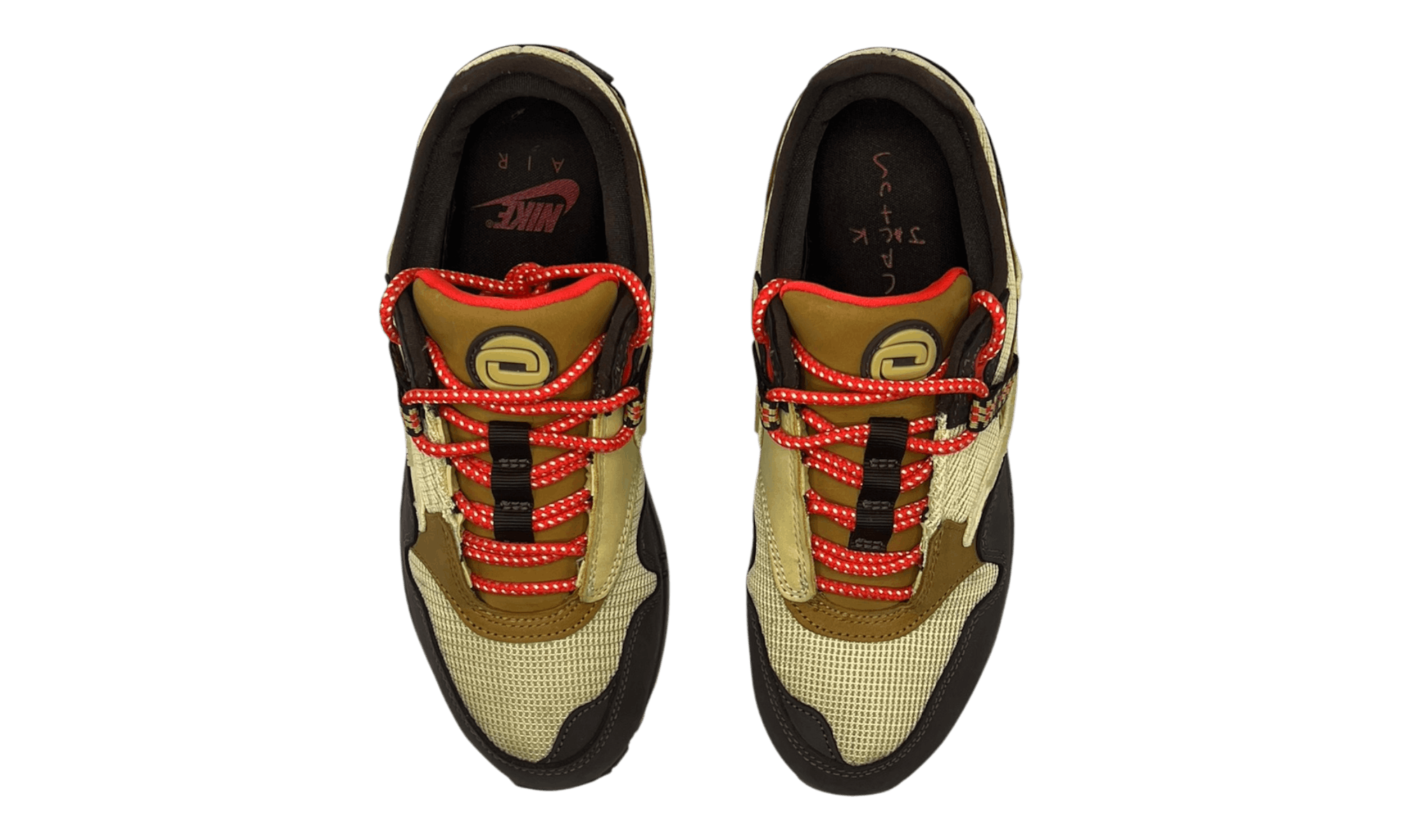 Nike Travis Scott x Air Max 1 "Cactus Jack Baroque Brown" (PreOwn Size US 5.5 / EU 38 - 4 Thumbnail