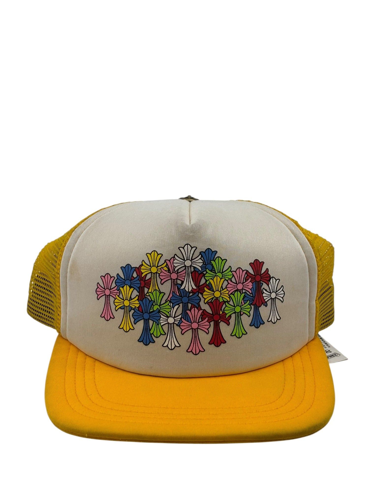 Chrome Hearts Multi Cross Trucker Yellow Size ONE SIZE - 2 Thumbnail