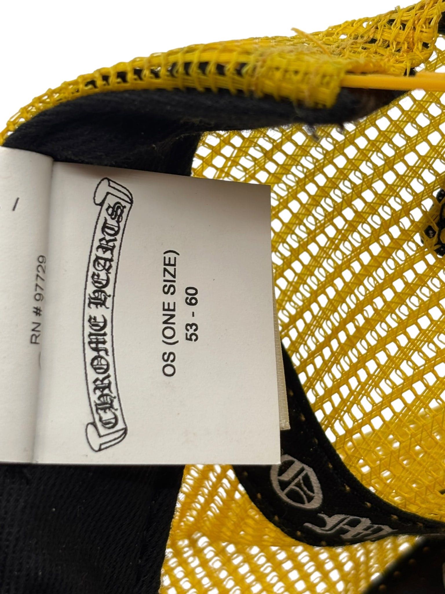 Chrome Hearts Multi Cross Trucker Yellow Size ONE SIZE - 7 Thumbnail