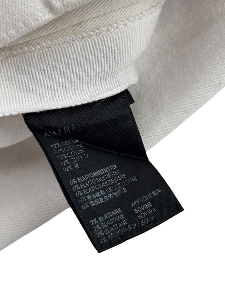 Amiri MX1 Ribbbed All White Size US 30 / EU 46 - 5 Thumbnail