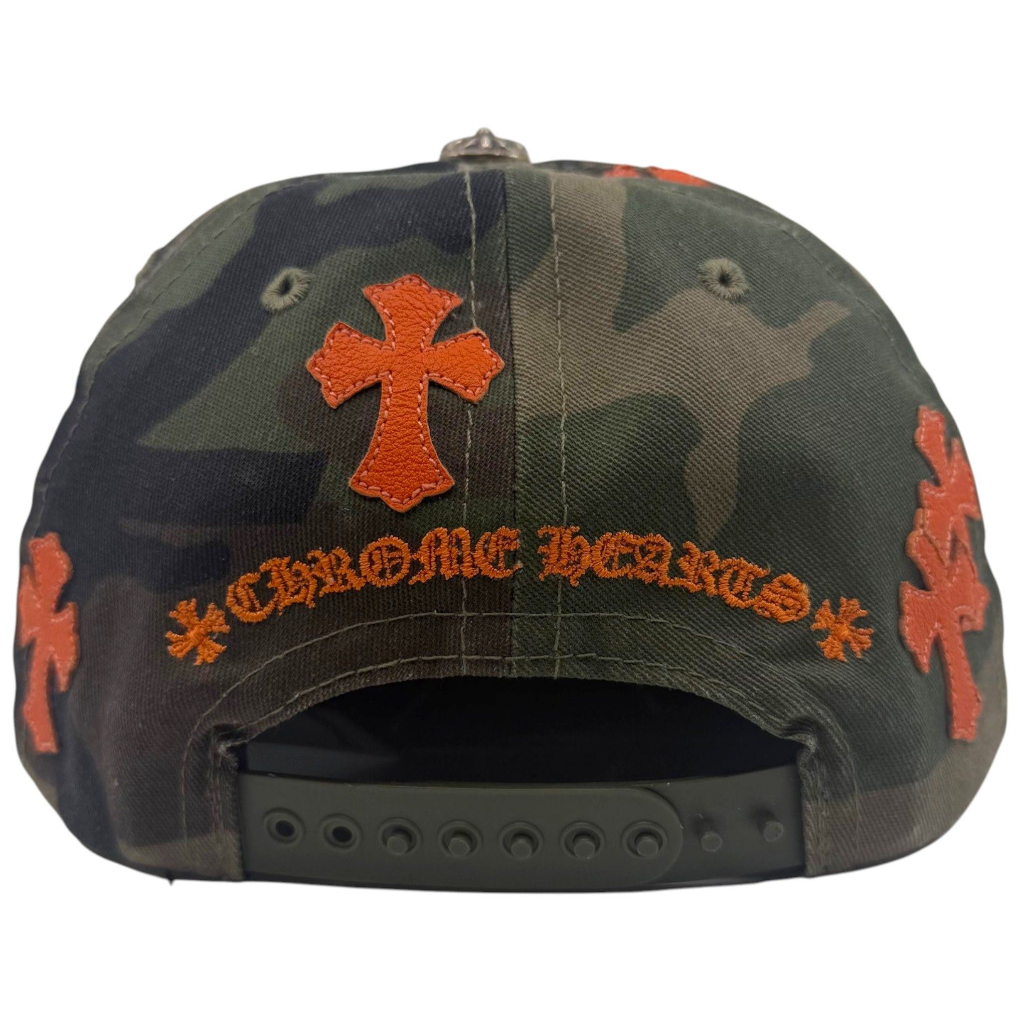 Chrome Hearts Cross Patch Hat Camo Orange Size ONE SIZE - 3 Thumbnail