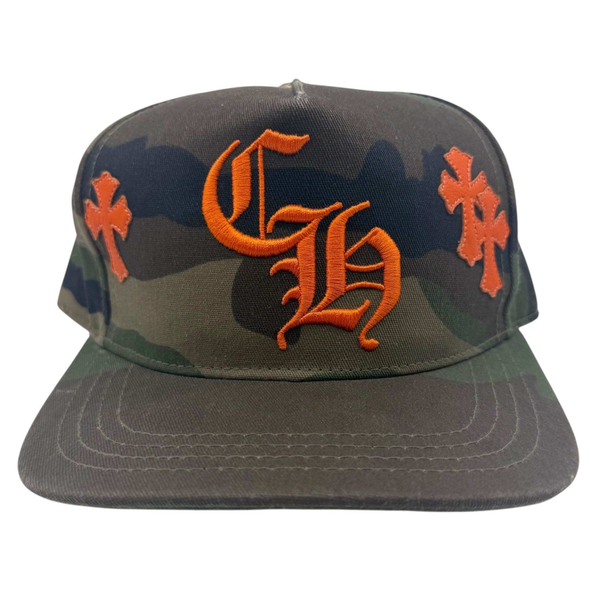 Chrome Hearts Cross Patch Hat Camo Orange Size ONE SIZE - 2 Thumbnail