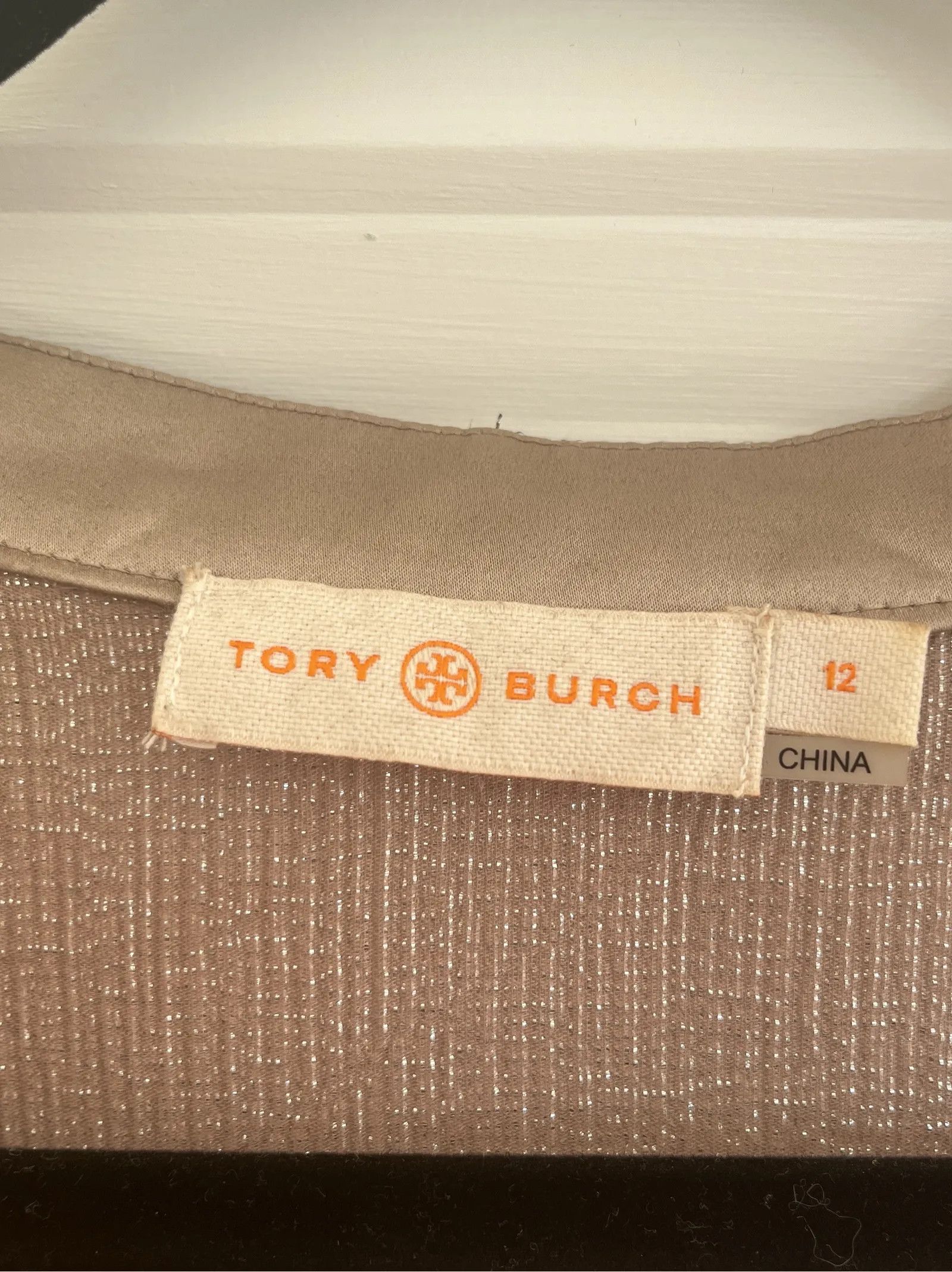 Tory Burch Tory Burch Metallic silkesblus Tory burch Blouse Size M / US 6-8 / IT 42-44 - 2 Thumbnail