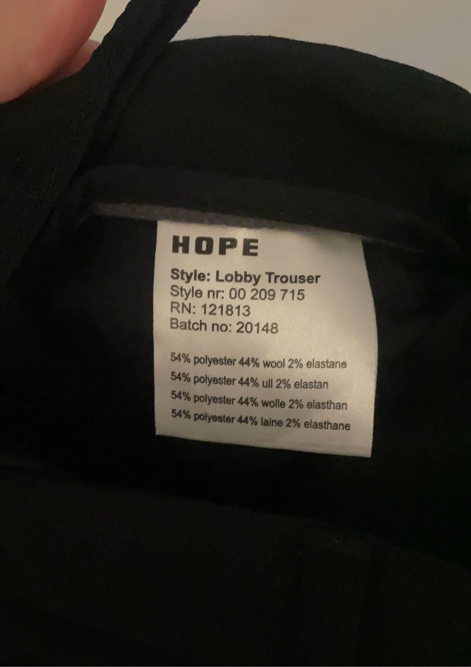 Hope Hope Lobby Trousers Pants Size 25" / US 0 / IT 36 - 3 Thumbnail