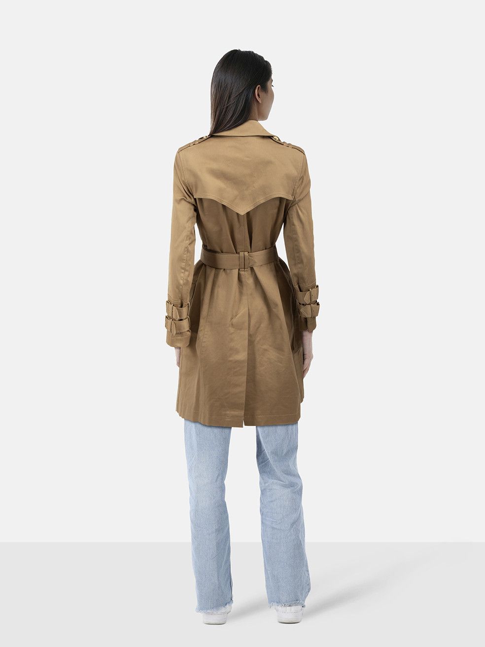 Balmain Beige Double Breasted Trench Coat Size S / US 4 / IT 40 - 2 Thumbnail