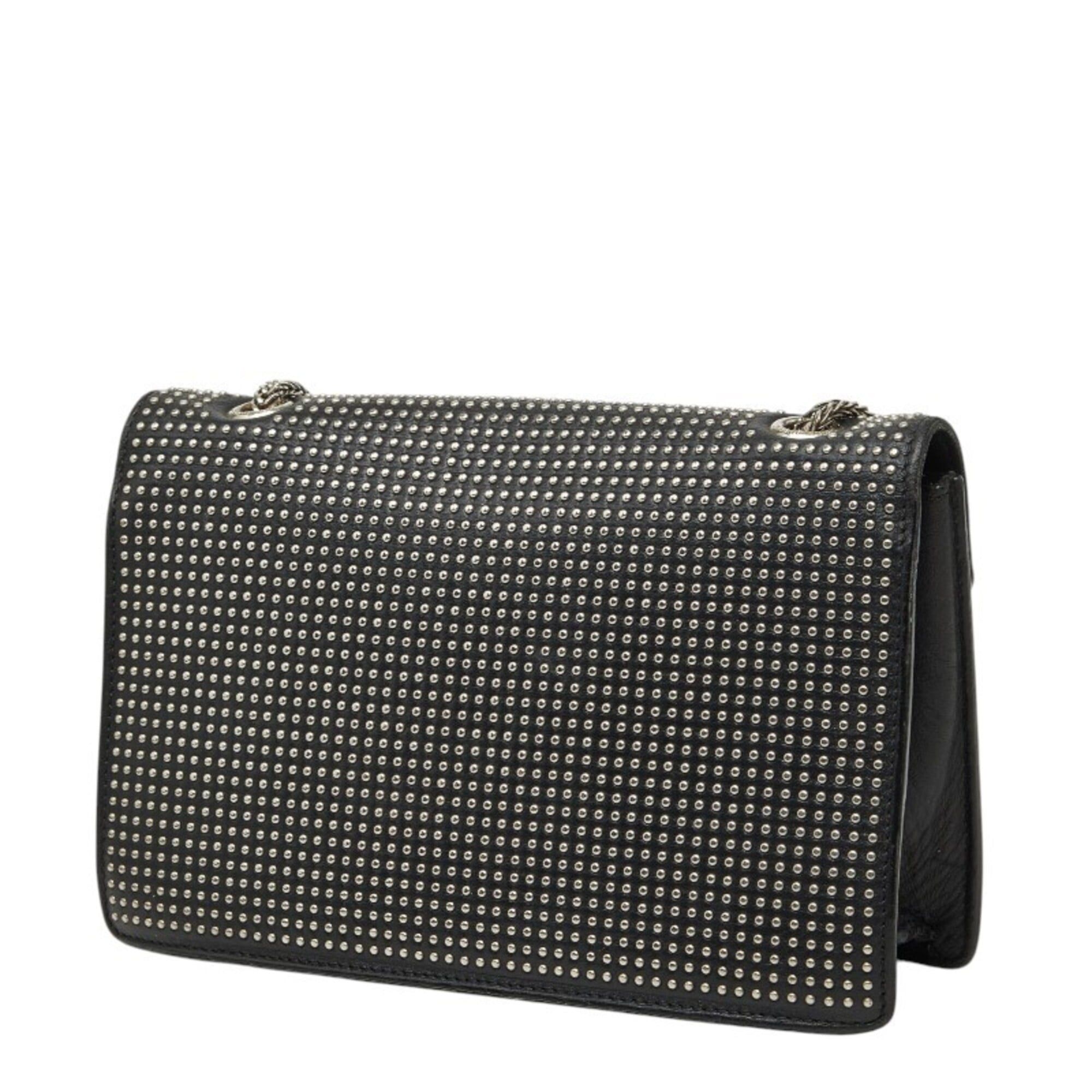 Saint Laurent Paris Saint Laurent Betty Studded Chain Shoulder Bag 315681 Black Leather Women's SAINT LAURENT Size ONE SIZE - 2 Thumbnail
