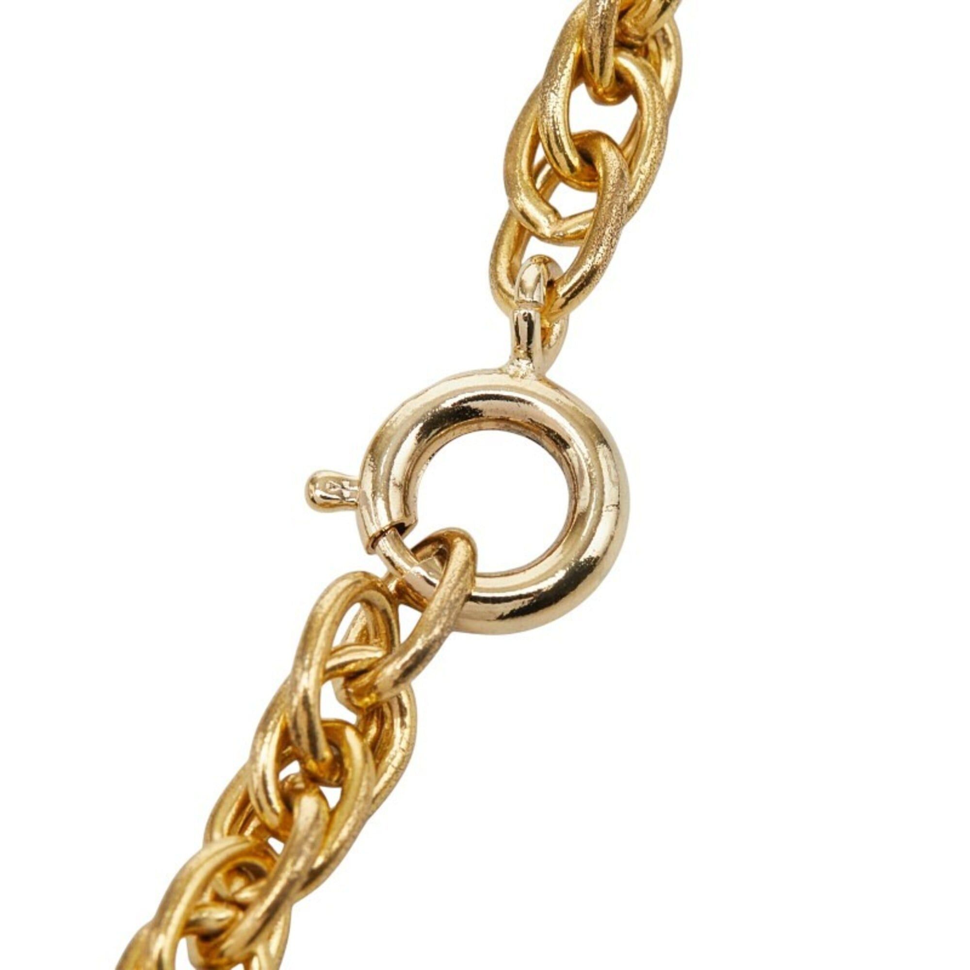 Chanel Chanel Coco Mark Chain Pendant Necklace, Gold Plated, Women's. Size ONE SIZE - 5 Thumbnail