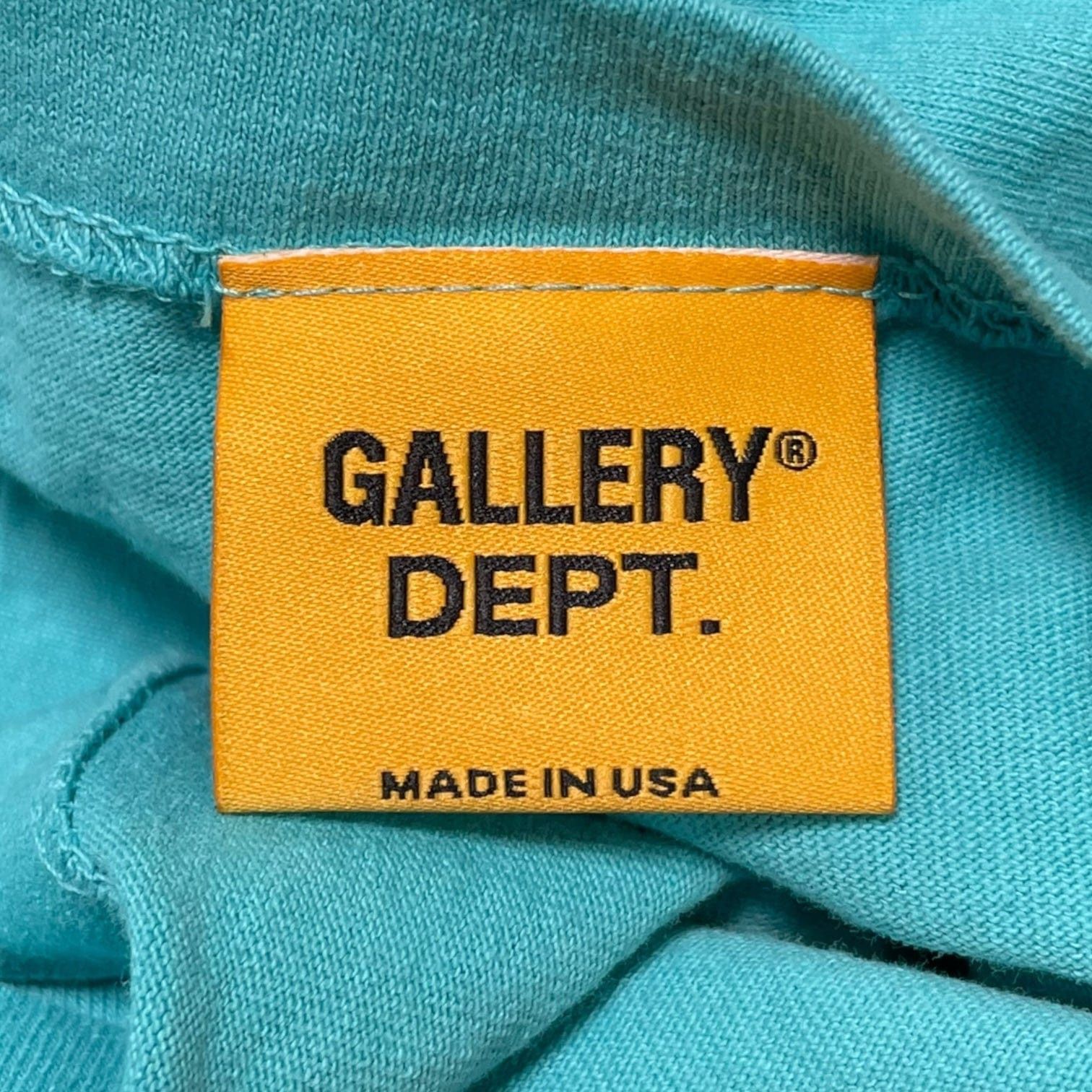 Gallery Dept. Gallery Department Souvenir Long Sleeve Tee Shirt Teal Blue Size US S / EU 44-46 / 1 - 5 Thumbnail