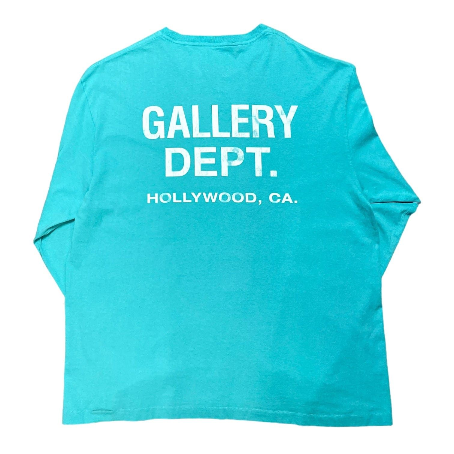 Gallery Dept. Gallery Department Souvenir Long Sleeve Tee Shirt Teal Blue Size US S / EU 44-46 / 1 - 2 Thumbnail