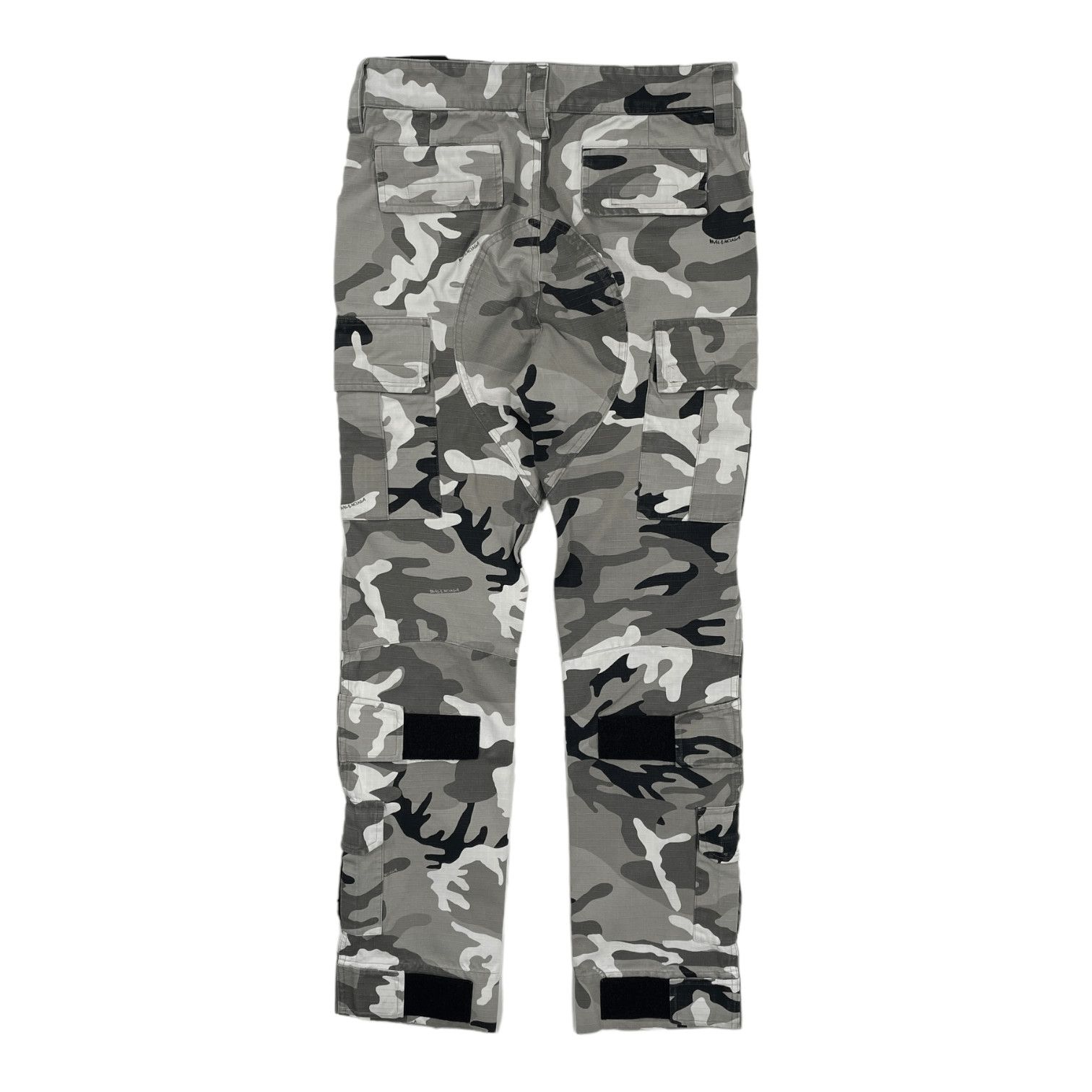 Balenciaga Fitted Cargo Pants Grey Camo Size US 44 / EU 60 - 2 Thumbnail