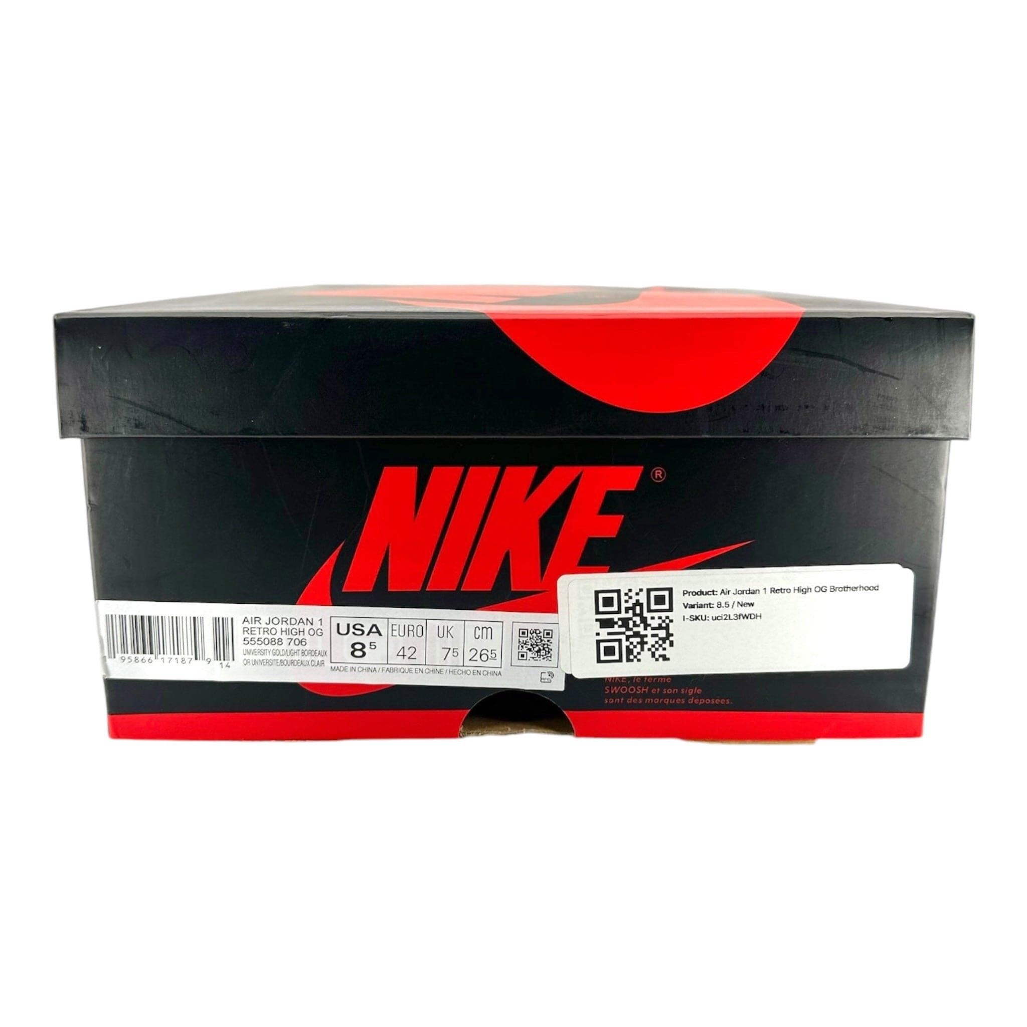 Nike 1 Retro High OG Brotherhood Size US 10.5 / EU 43-44 - 8 Thumbnail