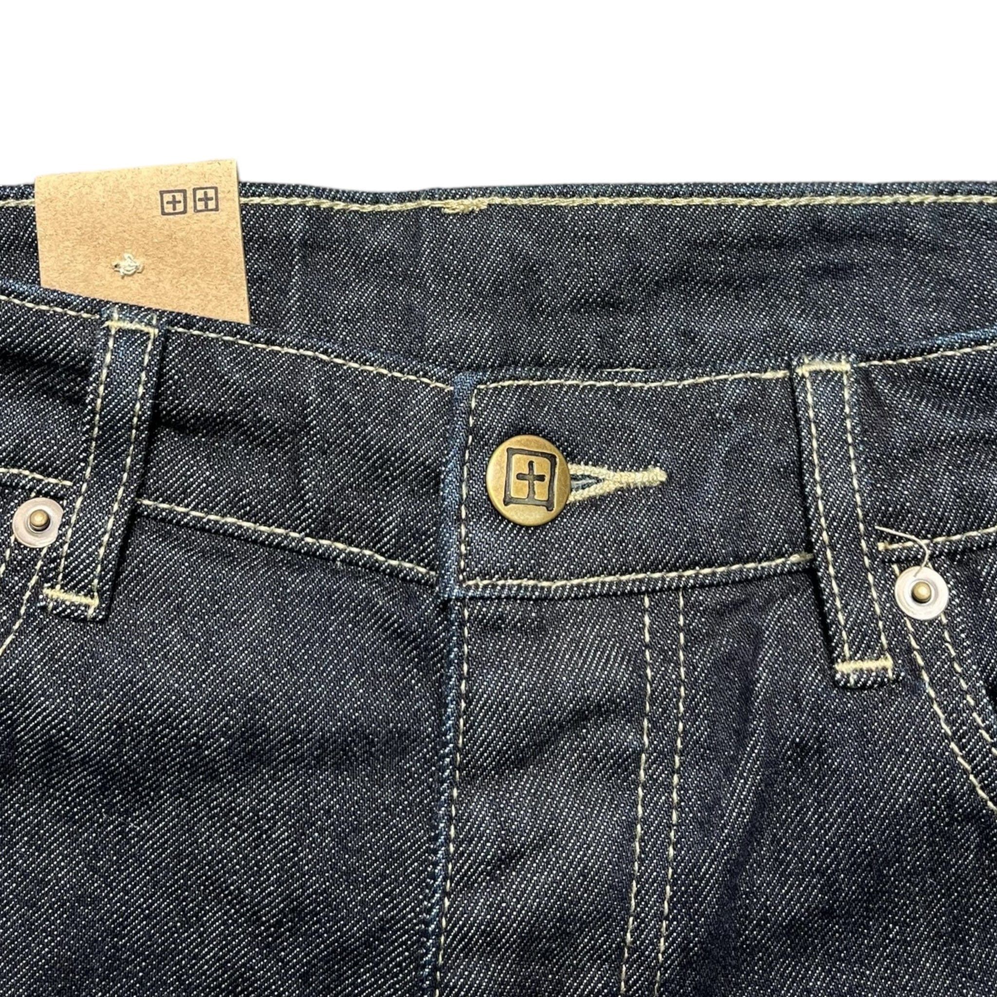 Ksubi Chitch Rinsed Jeans Raw Dark Indigo Size US 34 / EU 50 - 3 Thumbnail