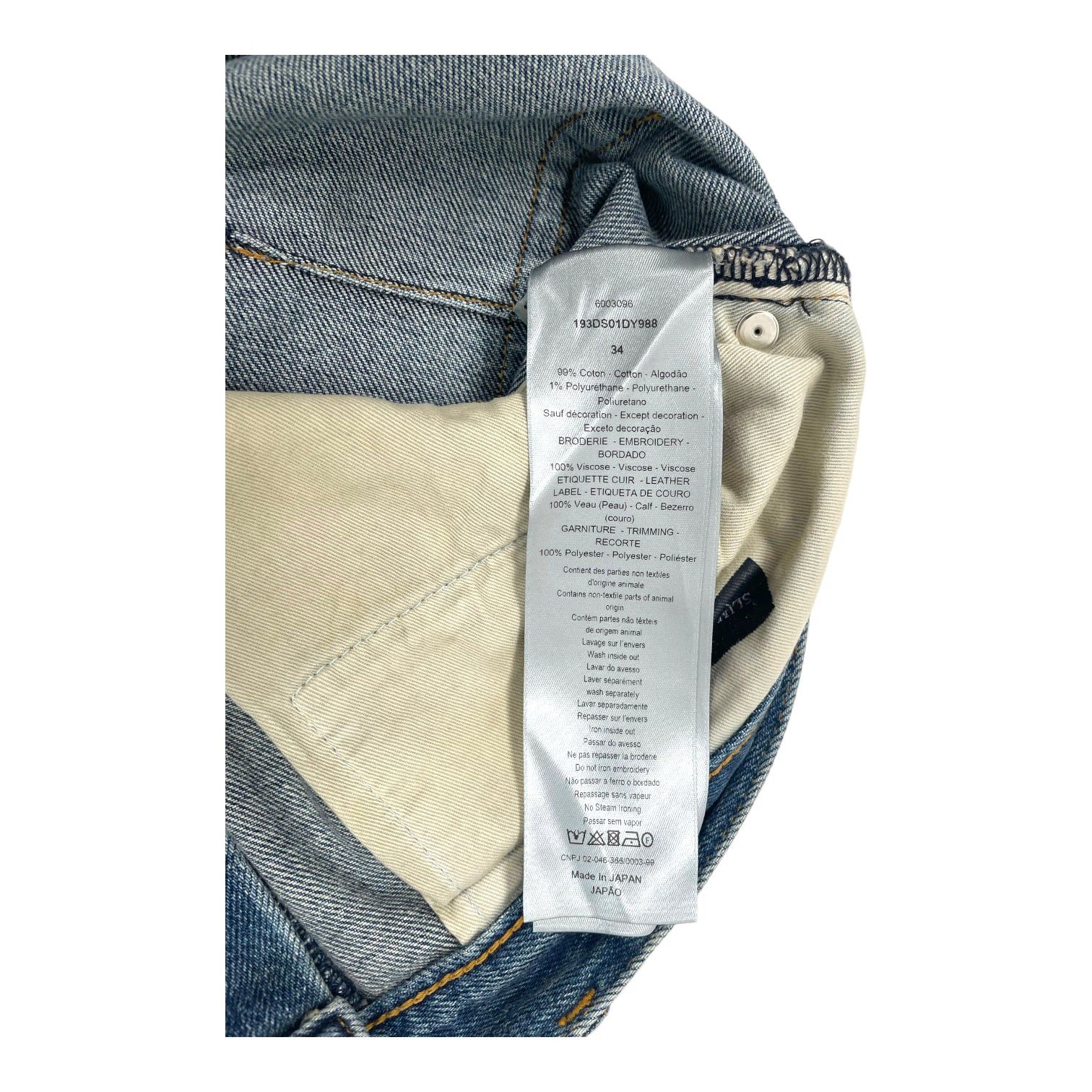Dior Dior x Kenny Scharf Denim CD Patch Jeans Blue Size US 34 / EU 50 - 5 Thumbnail