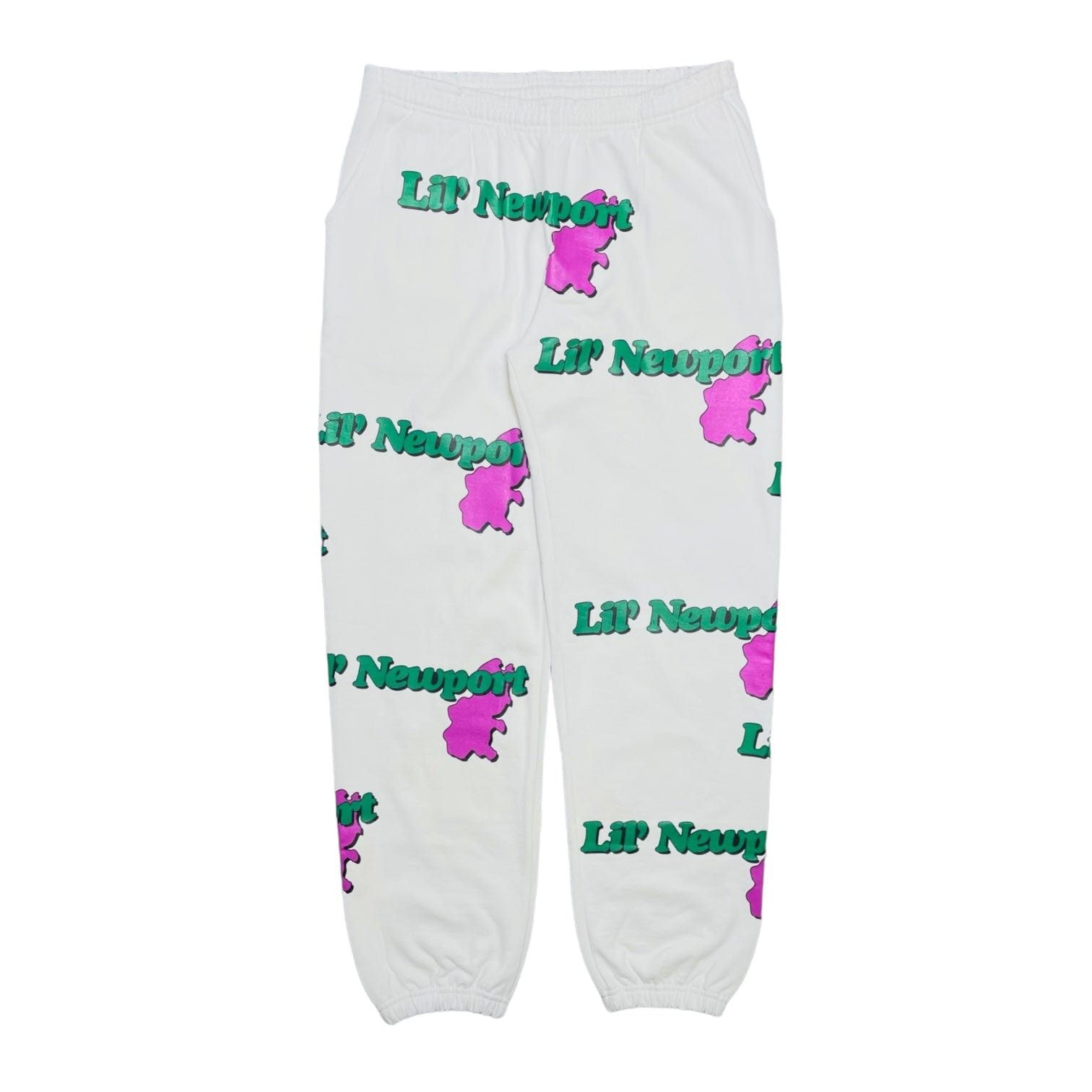 Vlone Yams Day Lil Newport Sweatpants White Size US 40 / EU 56 - 2 Thumbnail