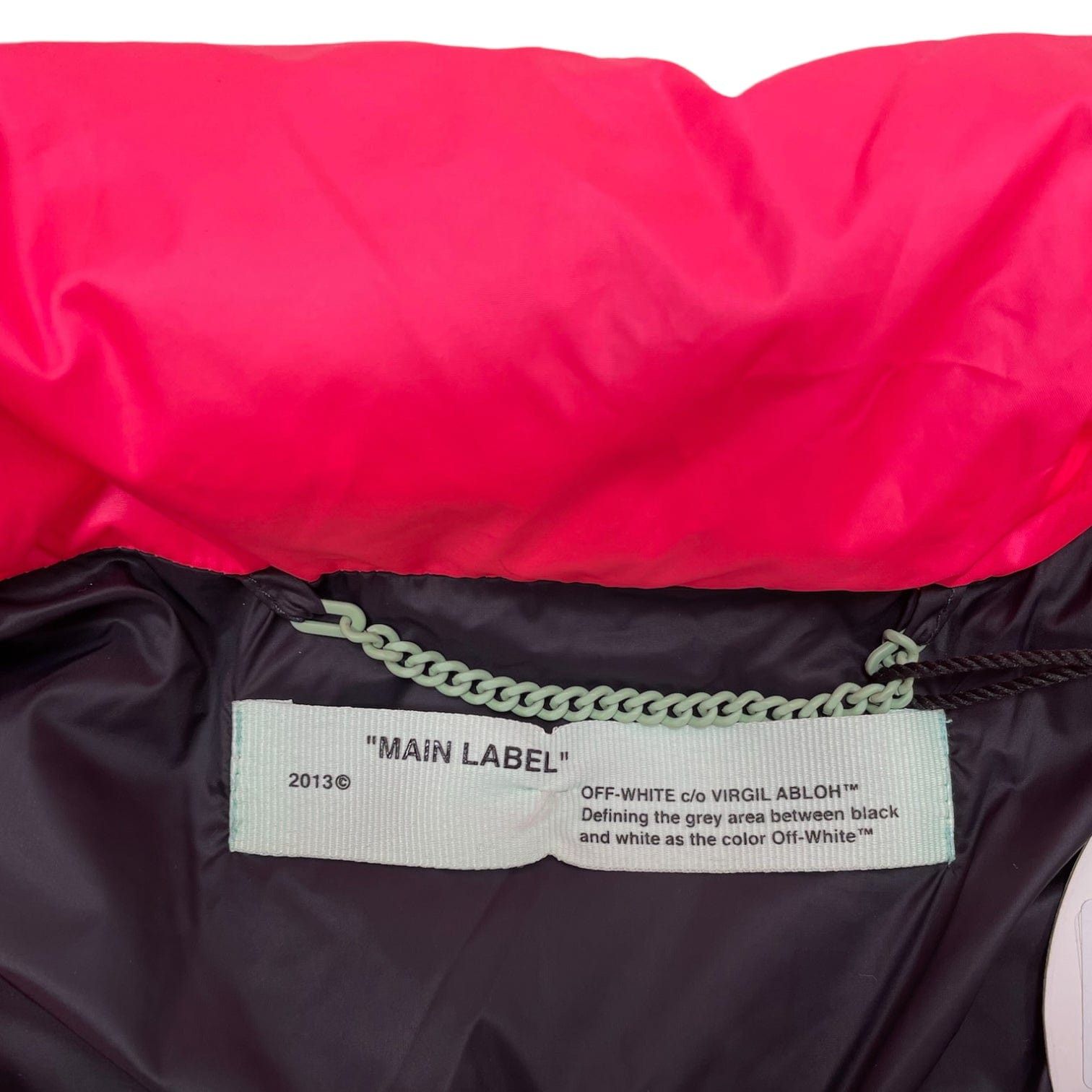 Off-White Off White Detachable Sleeve Padded Down Jacket Fuschia Size US M / EU 48-50 / 2 - 5 Thumbnail
