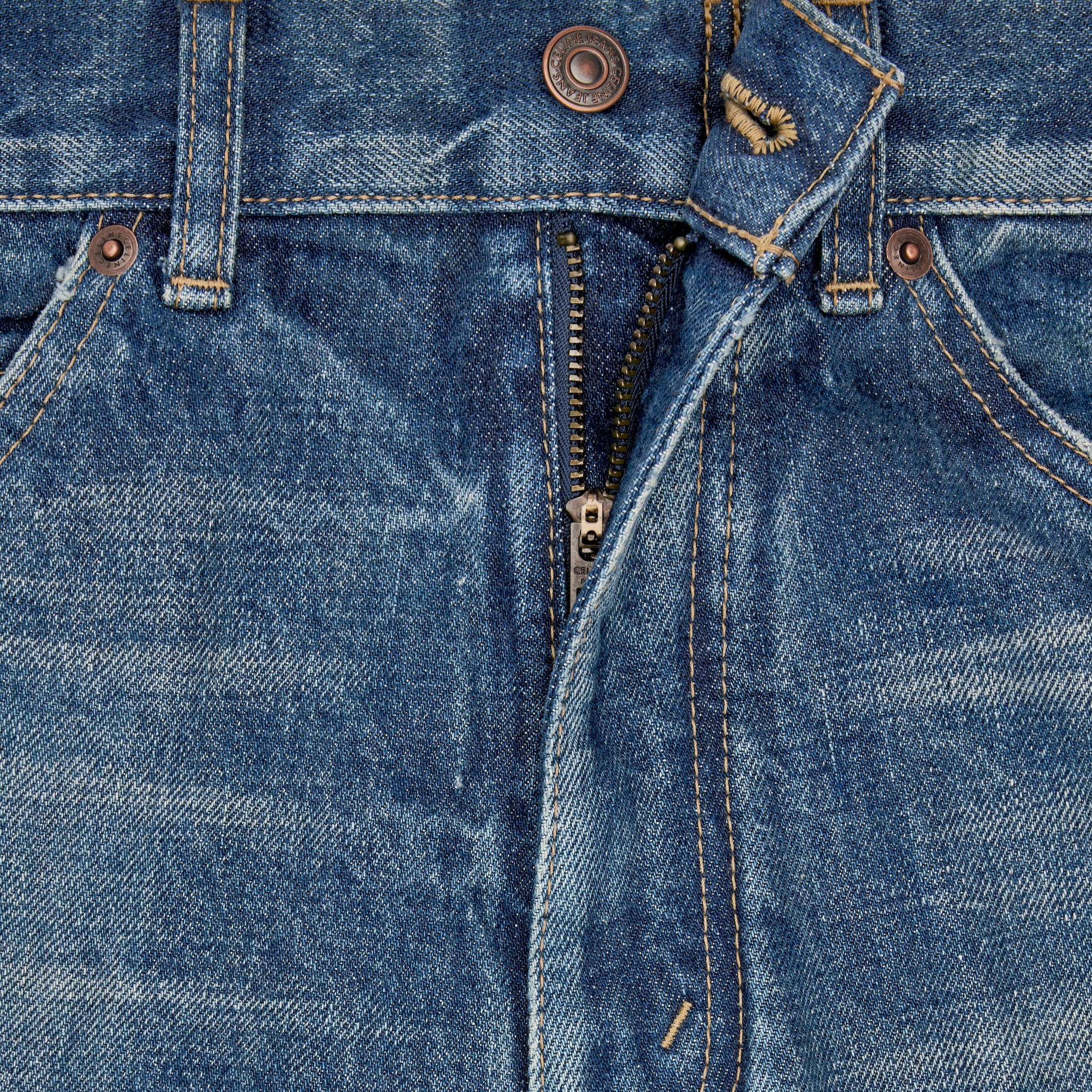 Celine SERGE FLARE JEANS IN DARK UNION WASH DENIM Size 27" / US 4 / IT 40 - 4 Thumbnail