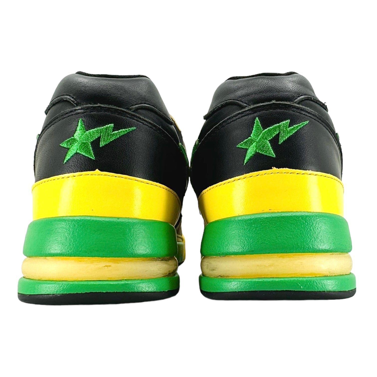 Bape Roadsta Yellow Green Black Size US 10.5 / EU 43-44 - 6 Thumbnail