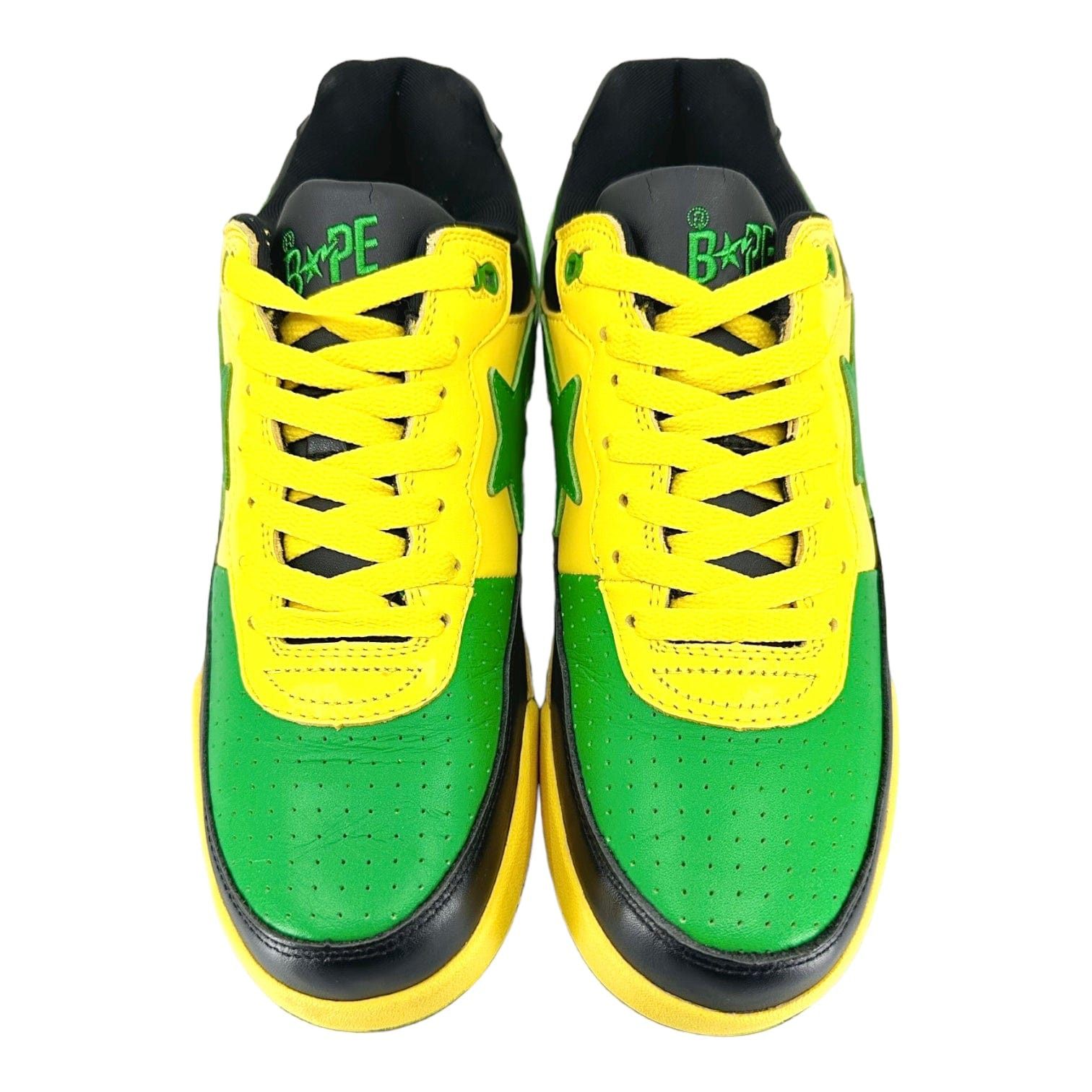 Bape Roadsta Yellow Green Black Size US 10.5 / EU 43-44 - 5 Thumbnail