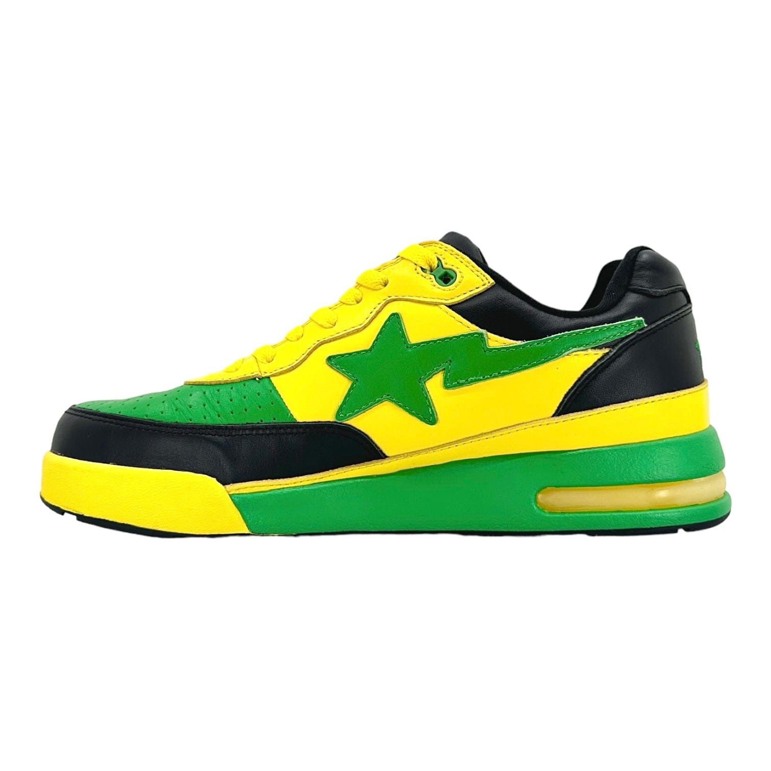 Bape Roadsta Yellow Green Black Size US 10.5 / EU 43-44 - 3 Thumbnail