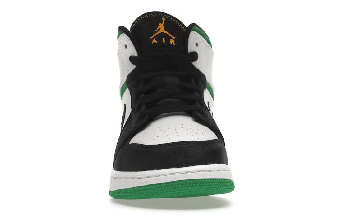 Nike 1 Mid SE White Laser Orange Lucky Green (GS) Size US 5 / EU 37 - 3 Thumbnail