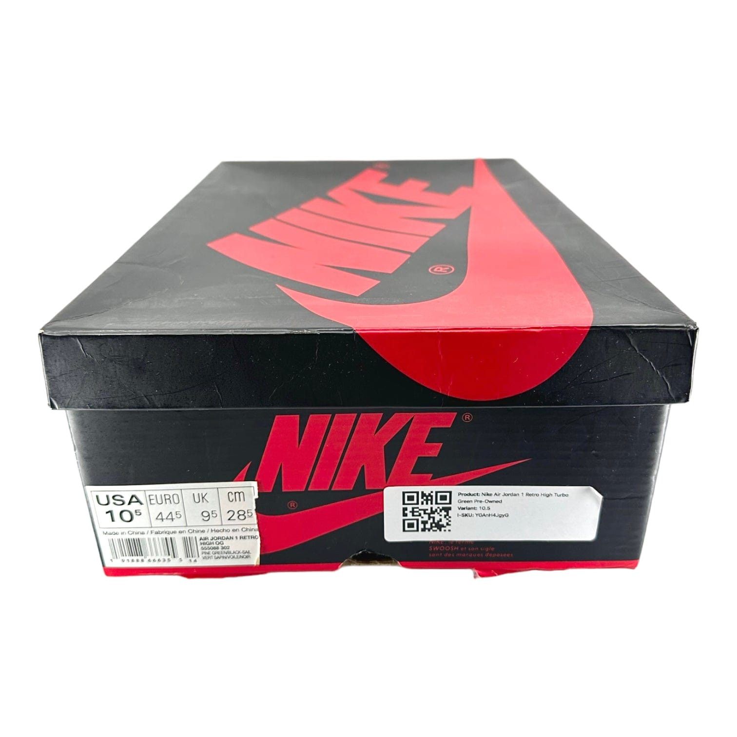 Nike 1 Retro High Turbo Green Size US 10.5 / EU 43-44 - 8 Thumbnail