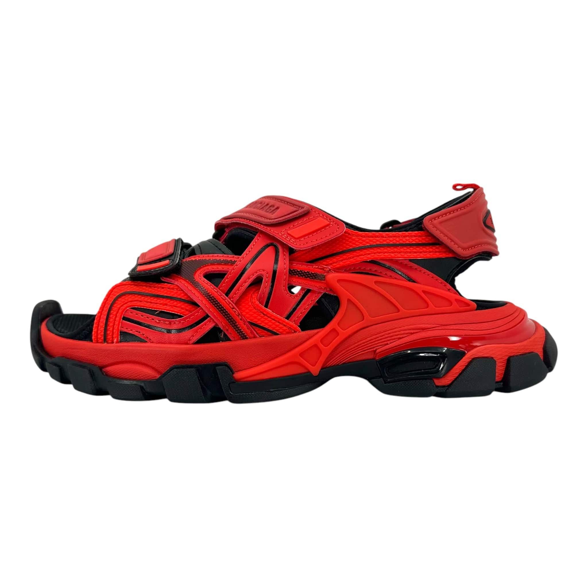 Balenciaga Track Sandal Red Size US 6 / EU 39 - 2 Thumbnail