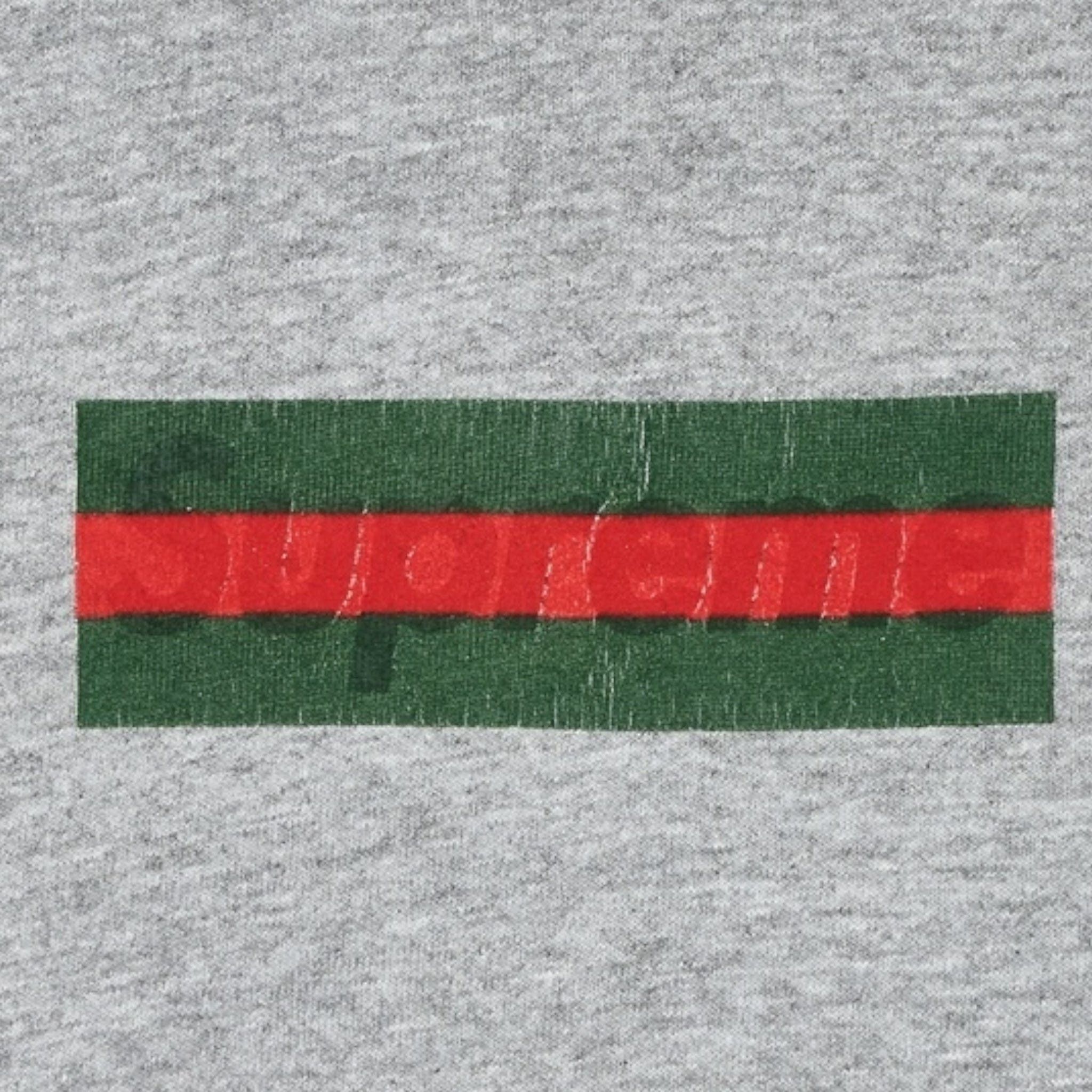 Supreme Gucci Box Logo Short Sleeve Tee Shirt Grey Size US XL / EU 56 / 4 - 3 Thumbnail