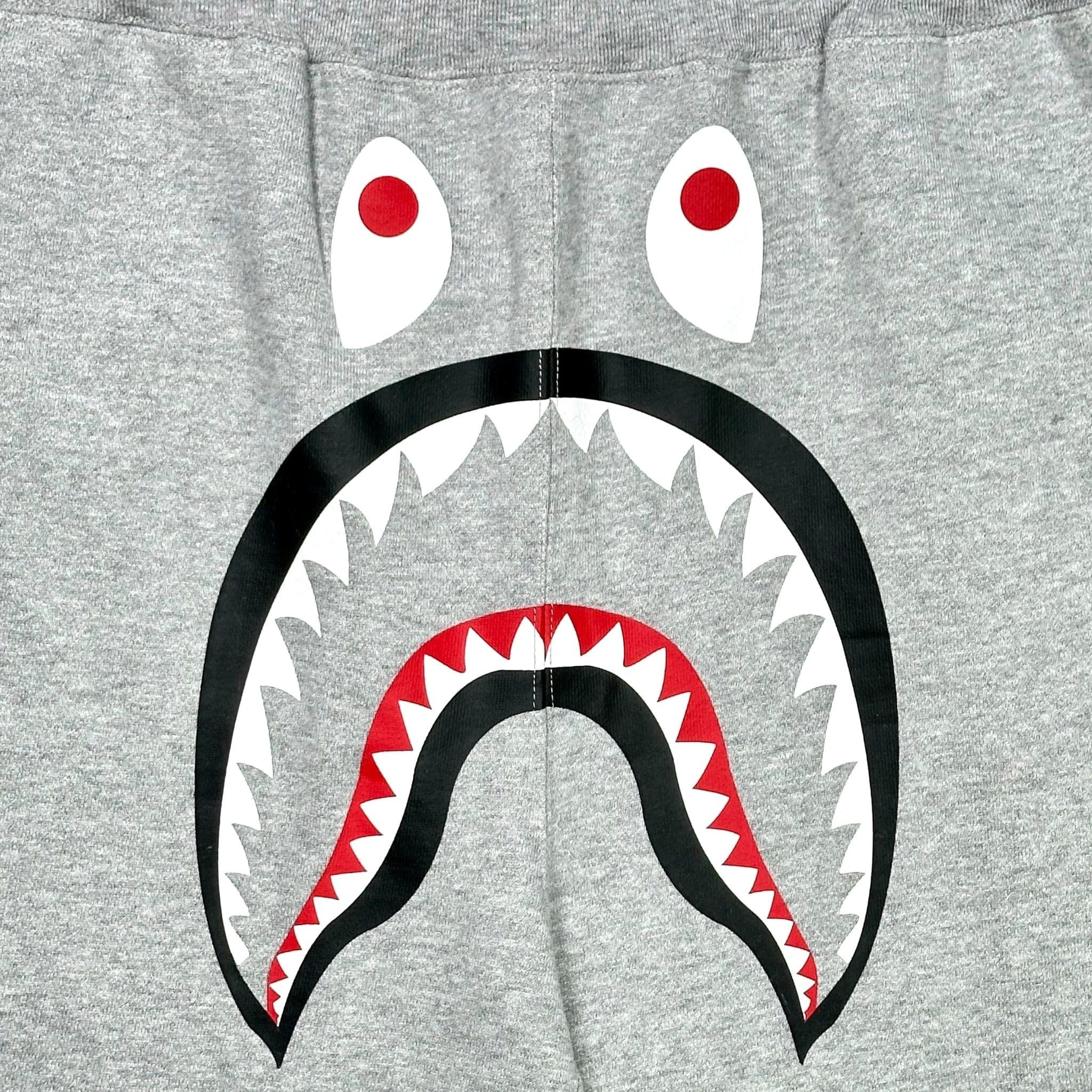 Bape Shark Sweat Shorts Grey Blue Size US 40 / EU 56 - 3 Thumbnail