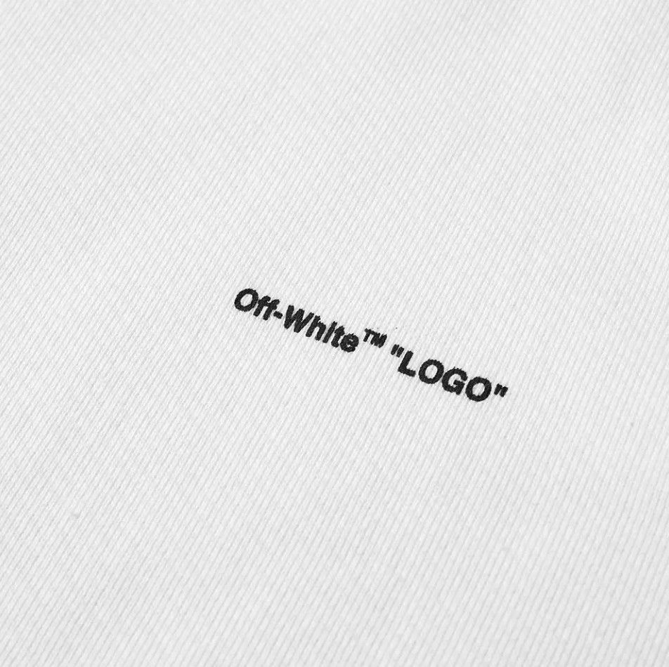 Off-White Off White "Logo" Crewneck Sweatshirt White Size US XXL / EU 58 / 5 - 2 Thumbnail